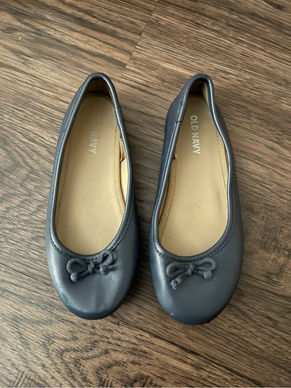 Old Navy Women's Dark Navy Bow Ballet Flats